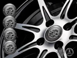 Badge roue drift limité dôme premium pour voitures